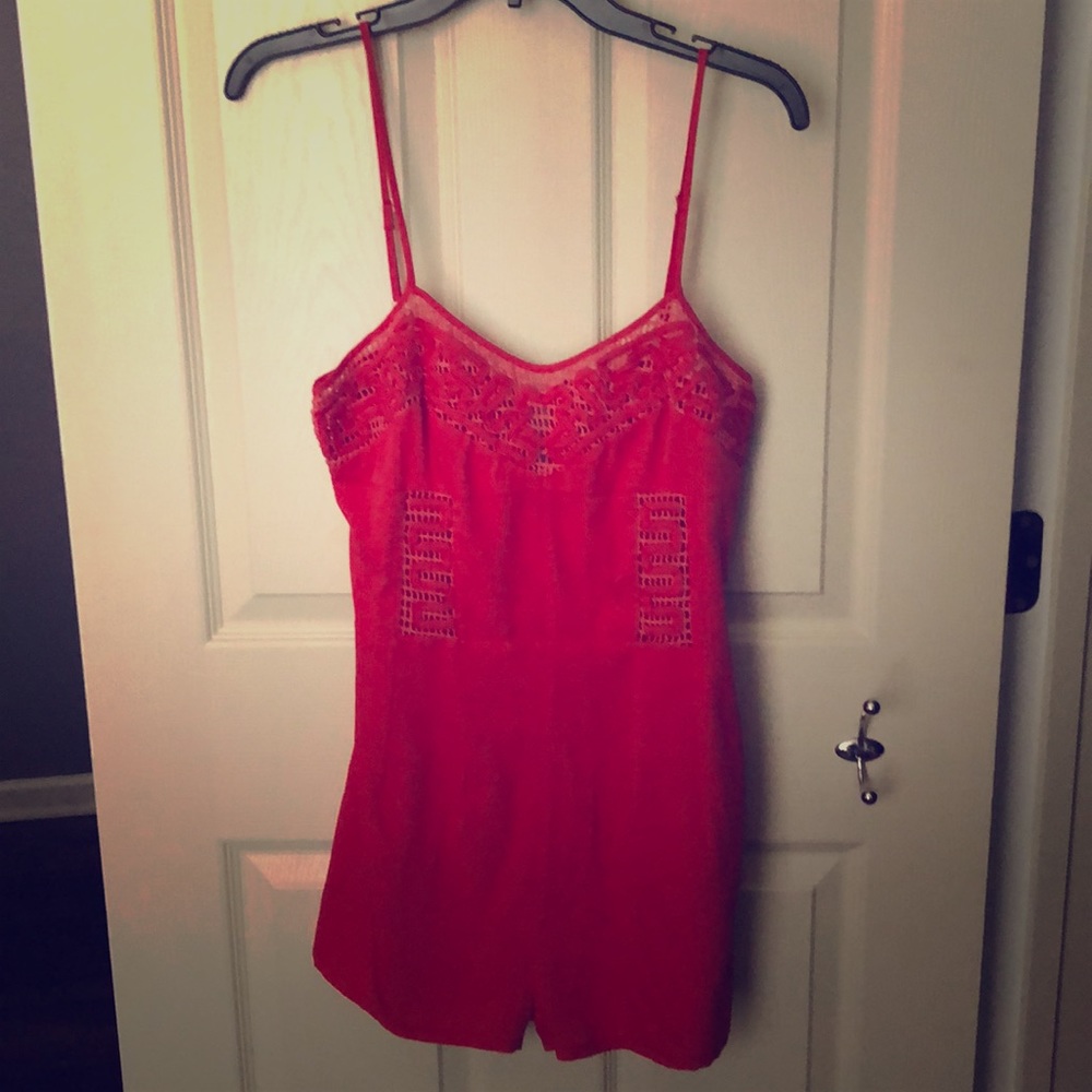 ASOS red romper size 6